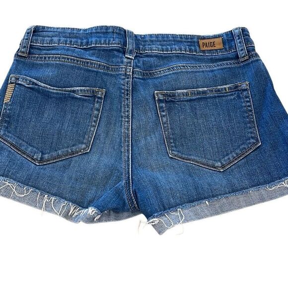 Paige Jimmy Jimmy Shorts Denim Cuffed‎ Size 25 - Picture 3 of 7
